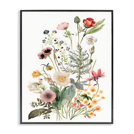 Stupell Industries Subtle Spring Blossoms Framed Giclee Art